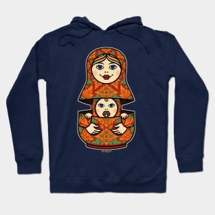 MATRYOSHKA DOLLS PREGNANT MOTHER by San Miguel Hoodie